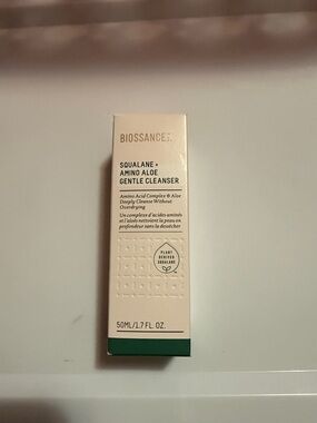 Biossance White and Green Gentle Cleanser Box